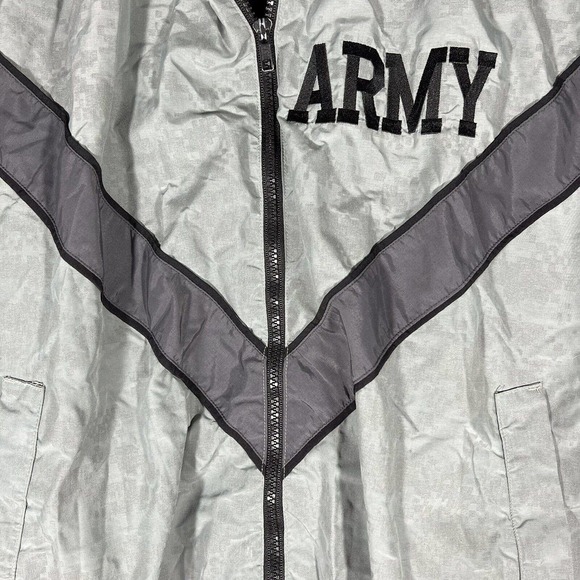 Genuine US military USAIR FORCE SKILCRAFT PTU training jacket, nylon jacket, made in USA, LARGE Nylon navy blue type Vintage Second Hand